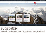 Zugspitze Website der Bayerischen Zugspitzbahn Bergbahn AG zugspitze