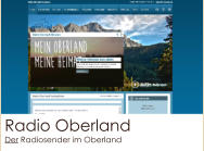 Radio Oberland Der Radiosender im Oberland radio